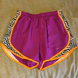 Nike purple lined dri-fit athletic shorts